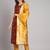 maroon fancy cotton silk kurta set