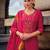 pink fancy viscose kurta set