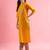 yellow fancy cotton kurta set