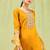 yellow fancy viscose kurta set