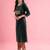 green fancy cotton kurta set