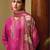 rani-pink fancy viscose kurta set