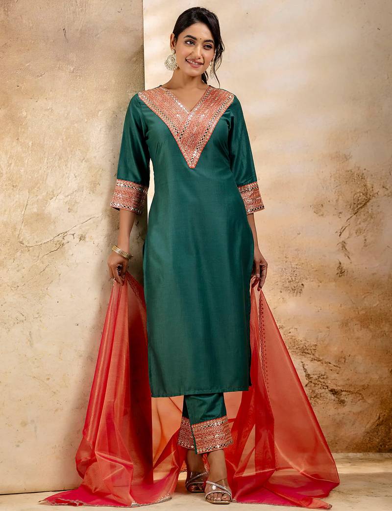 Rama viscose rayon designer festive wear readymade suit