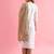 white fancy cotton kurta set