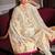 white fancy banarasi silk kurta set