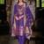 Maroon silk blend designer festive wear readymade suit