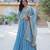 Sky   star georgette designer festive wear readymade suit