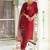 maroon fancy cotton silk kurta set