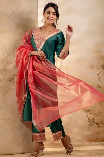Rama viscose rayon designer festive wear readymade suit