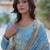 Sky   star georgette designer festive wear readymade suit