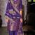 Maroon silk blend designer festive wear readymade suit