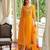 Yellow vichitra silk designer festive wear readymade suit