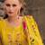 yellow fancy viscose kurta set
