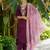 wine fancy viscose rayon kurta set