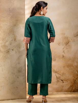 Rama viscose rayon designer festive wear readymade suit 3