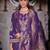 Maroon silk blend designer festive wear readymade suit