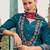 teal fancy viscose kurta set