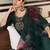 green fancy cotton silk kurta set