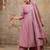 lavender fancy silk blend kurta set