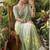 Light Green Color  embroidery sequence work georgette Saree