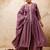 lavender fancy silk blend kurta set