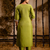 pear fancy silk blend kurta set