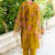 mustard fancy cotton silk kurta set