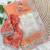 Light Orange Color  embroidery sequence work georgette Saree