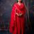 pink fancy silk blend kurta set