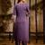 lavender fancy silk blend kurta set