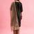 black fancy cotton kurta set