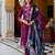 purple fancy viscose kurta set