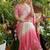Light Pink Color  embroidery sequence work georgette Saree