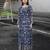 Embroidery zari sequance work with full flaired gown