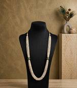 Elegant multi-layer pearl mala necklace for women