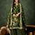 mehendi fancy organza kurta set