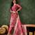 pink fancy organza kurta set