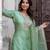 pear fancy silk blend kurta set