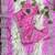 Magenta Color  embroidery sequence work georgette Saree