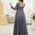 Embroidery zari sequance work with full flaired gown