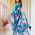 dark-sea-green fancy viscose rayon kurta set