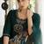 green fancy cotton silk kurta set
