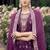 purple fancy viscose rayon kurta set