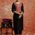 black fancy viscose rayon kurta set