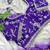 Purple Color  embroidery sequence work georgette Saree