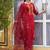 black fancy viscose rayon kurta set