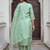 pear fancy silk blend kurta set