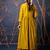mustard fancy silk blend kurta set