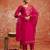 pink fancy viscose rayon kurta set