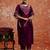 wine fancy viscose rayon kurta set